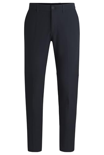 BOSS Herren T Commuter-Slim Slim-Fit Chino aus bügelleichtem Vier-Wege-Stretch Dunkelblau402 94 von BOSS