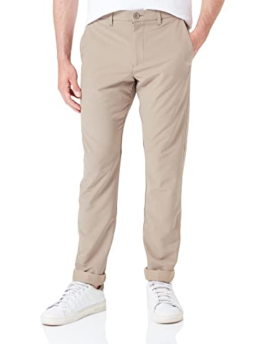 BOSS Herren T Commuter-Slim Slim-Fit Chino aus bügelleichtem Vier-Wege-Stretch Hellgrün 46 von BOSS