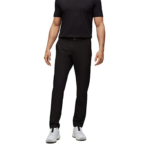 BOSS Herren T Commuter-Slim Slim-Fit Chino aus bügelleichtem Vier-Wege-Stretch Schwarz 48 von BOSS