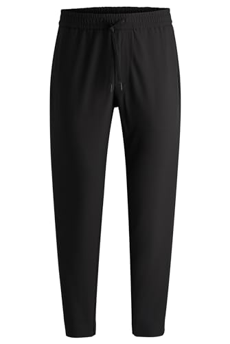 BOSS Herren T Flex Tapered-Fit Chino aus bügelleichtem Vier-Wege-Stretch Schwarz001 110 von BOSS