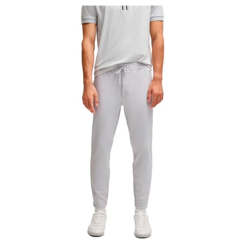 BOSS Herren T Flex Tapered-Fit Hose aus wasserabweisendem Stretch-Gewebe Hellgrau 48 BOSS Herren T Flex Tapered-Fit Hose aus wasserabweisendem Stretch-Gewebe Hellgrau 48 von BOSS