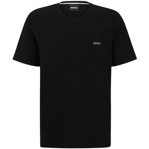 BOSS Herren T-Shirt Mix & Match mit Logo, Black, XL von BOSS