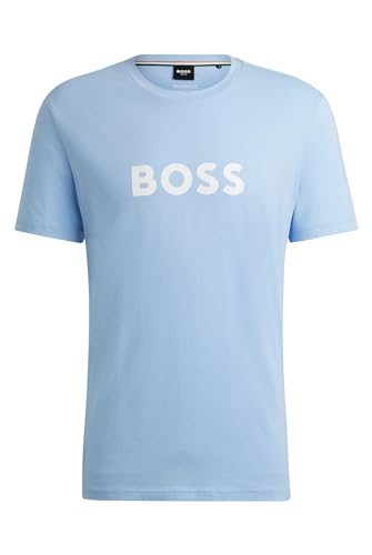 BOSS Herren T-Shirt RN Regular-Fit T-Shirt aus Baumwoll-Jersey mit UV-Schutz von LSF 50+ von BOSS