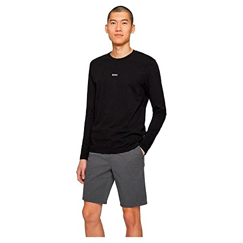BOSS Herren Tchark T Shirt, Black1, S EU von BOSS
