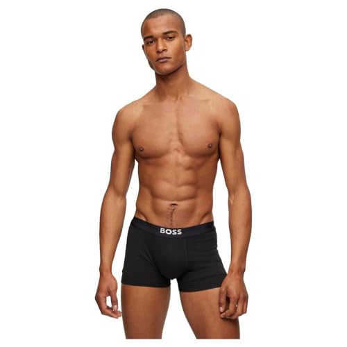 BOSS Men TShirtRN+Trunk Gift Black1, M von BOSS