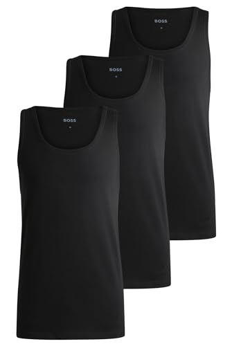 BOSS Herren Tank Top, Modern, New - Schwarz1, XXL von BOSS