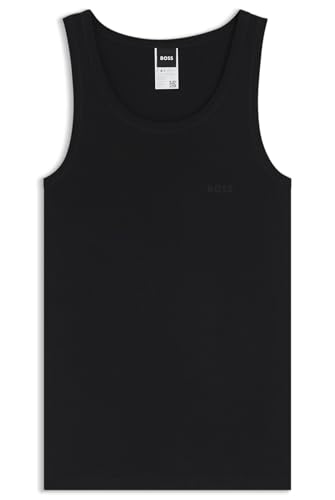 BOSS Herren Original Tank Top, New - Black1, M EU von BOSS