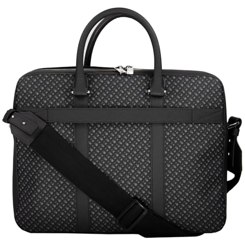 BOSS Herren Tasche Umhängetasche Busi"nessta"sche Laptoptasche Ray M_S doc case, Farbe:Schwarz, Artikel:-001 black von BOSS