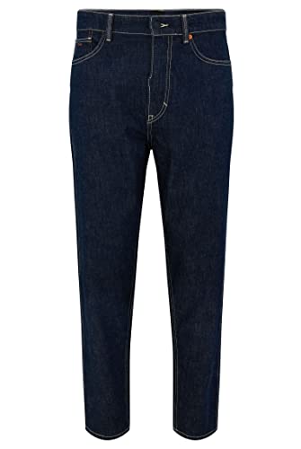 BOSS Herren Jeans Trousers, Dark Blue, 38W / 30L EU von BOSS