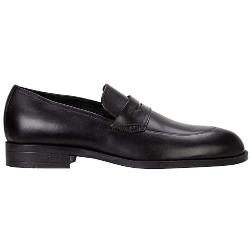 BOSS Herren Tayil bu Loafer, Black1, 39.5 EU von BOSS