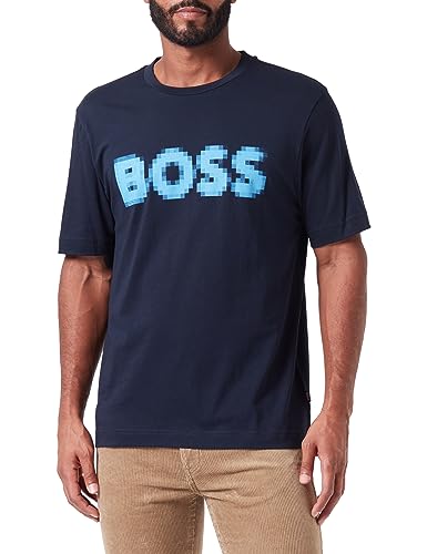 BOSS Herren TeDigitalLogo, Dark Blue404, M EU von BOSS