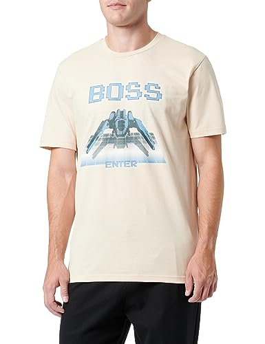 BOSS Herren TeEnter, Open Beige290, XXL von BOSS