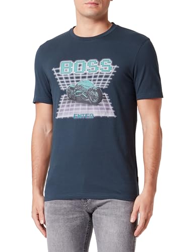 BOSS Herren TeEnter, Open Green388, XXL EU von BOSS
