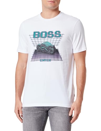 BOSS Herren TeEnter, White100, S EU von BOSS