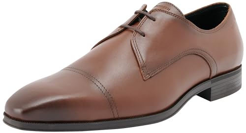 BOSS Herren Theon_Derb_buct Derby, Medium Brown210, 46 EU von BOSS