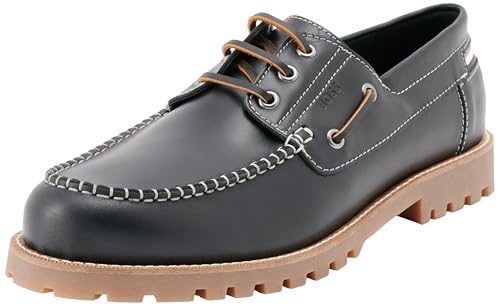 BOSS Herren Tirian pp Boat_Shoe, Black1, 42 EU von BOSS