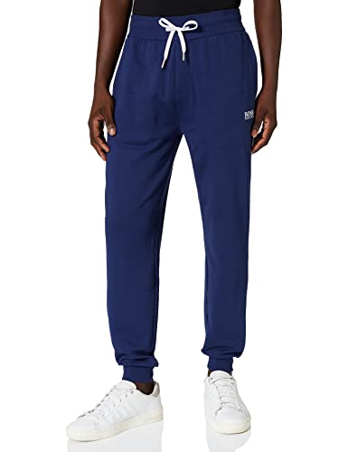 Hugo BOSS Herren Jogginghose Freizeithose Loungewear Tracksuit Pants, Farbe:Blau, Größe:L, Artikel:-424 medium Blue von BOSS