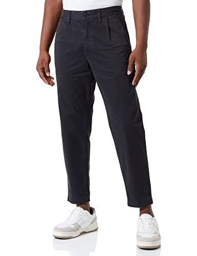 BOSS Herren Trousers TROUSERS FLAT, Schwarz, 35W / 32L EU von BOSS