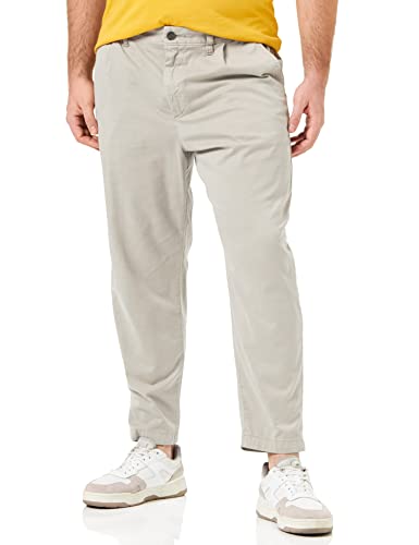 BOSS Herren Trousers Trousers Flat, Open Grey, 35W / 36L EU von BOSS