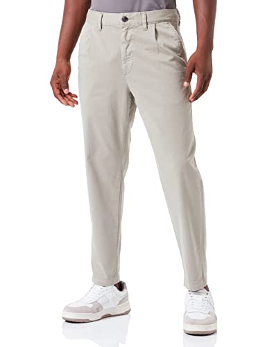 BOSS Herren Trousers Trousers Flat, Open Grey, 40W / 32L EU von BOSS