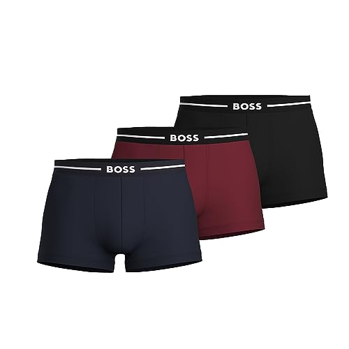 BOSS Herren Trunk, 3er Pack Bold, Assorted 970, M von BOSS