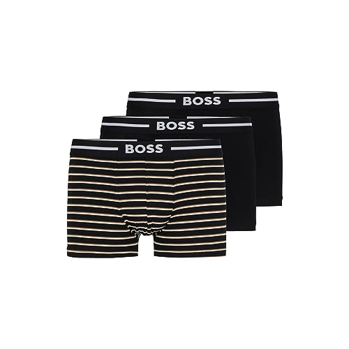 BOSS Herren Trunk, 3er Pack Bold Design, Assorted 960, M von BOSS