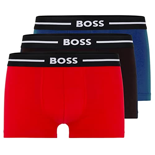 BOSS 3er Pack Herren Boxershorts Boxer Unterhose Shorts Trunk Bold EOSP, Farbe:Mehrfarbig, Größe:L, Artikel:-971 Black/red/Blue BOSS 3er Pack Herren Boxershorts Boxer Unterhose Shorts Trunk Bold EOSP, Farbe:Mehrfarbig, Größe:L, Artikel:-971 Black/red/Blue von BOSS