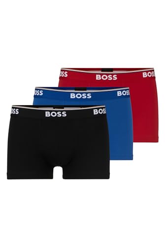 BOSS Herren Trunk, 3er Pack Power, Assorted 962, S von BOSS