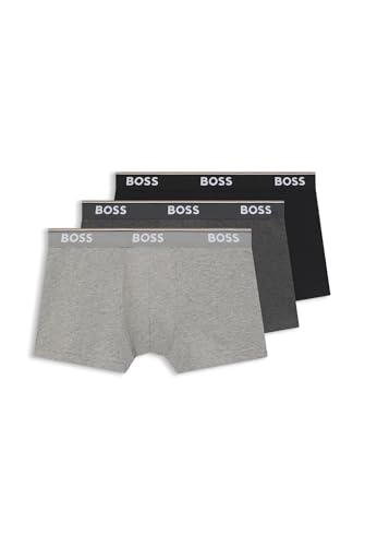 BOSS Herren Trunk 3p Co/EL Boxershorts, Open Miscellaneous 992, XL EU von BOSS