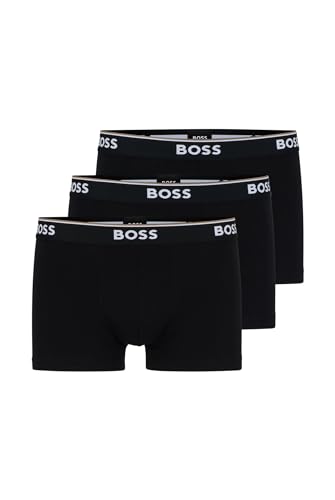 BOSS Herren Trunk, 3er Pack Power, Black, L von BOSS