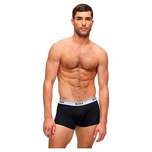 BOSS Herren Trunk 3p Co/EL Boxershorts, Open Miscellaneous 994, XL EU von BOSS