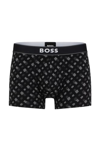 BOSS Herren Trunk 24 Print, Schwarz, XL von BOSS