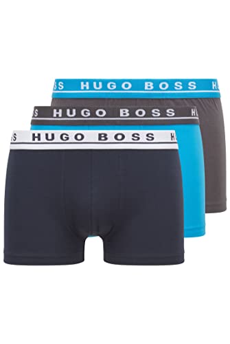 BOSS Herren Trunk 3p Co/EL Boxershorts, Open Miscellaneous 977, S EU von BOSS