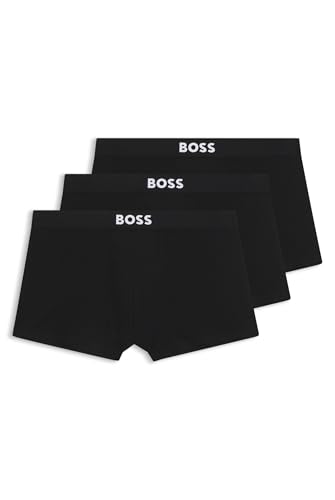BOSS Herren Trunk 3p One Trunk, Black 001, L von BOSS