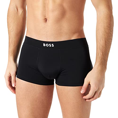 HUGO BOSS Herren Boxershorts Boxer Shorts Trunk Energy Microfiber 50377690, Farbe:Schwarz, Wäschegröße:2XL, Artikel:-001 Black von HUGO BOSS