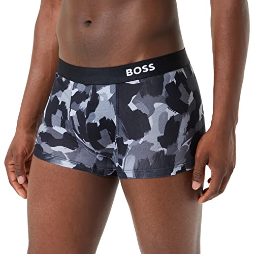 BOSS Herren Trunk Refined Boxershorts, Black2, S von BOSS