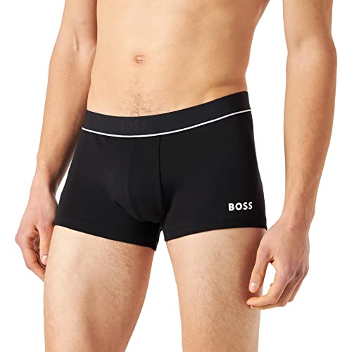 BOSS Herren Trunk Retro Boxershorts, Black1, M von BOSS