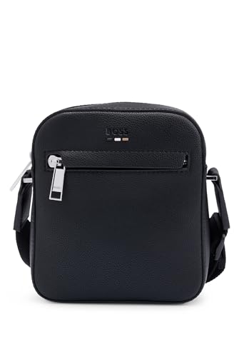 BOSS Herren Umhängetasche Schultertasche Reportertasche Crossbag Ray NS zip, Farbe:Schwarz, Artikel:-001 black von BOSS