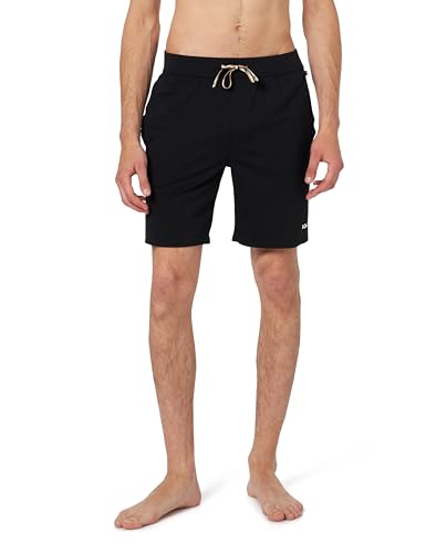 BOSS Herren Unique Shorts CW Pyjama-Shorts aus Stretch-Baumwolle mit Logo-Print Khaki,M von BOSS