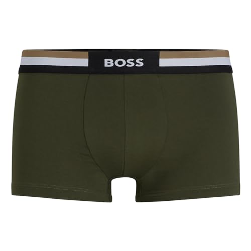 BOSS Herren Unterwäsche Unterhosen Boxershorts Trunk Motion, Farbe:Grün, Größe:XL, Artikel:-306 Dark Green von BOSS
