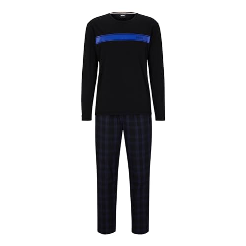 BOSS Herren Urban Long Set mit Logo Bright Blue, XXL von BOSS