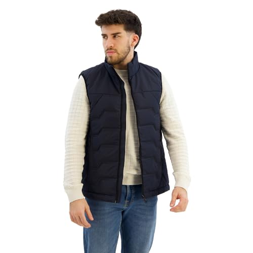 BOSS Herren V Kharan Wasserabweisende Weste mit verstellbarem Saum Dunkelblau402 XXL von BOSS