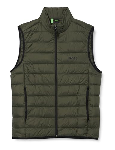 BOSS Herren V_Thor Outerw_Waistcoat, Open Green379, L von BOSS