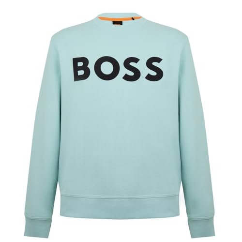 BOSS Herren WeBasicCrew, Turquoise/Aqua446, M EU von BOSS