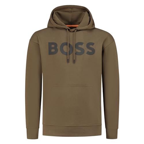 BOSS Herren WebasicHood, Open Green368, XXL EU von BOSS