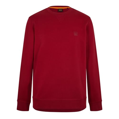 BOSS Herren Westart Sweatshirt, Open Red647, M von BOSS