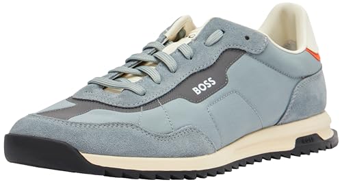 BOSS Herren Zayn_Lowp_nysd Low_Profile, Light/Pastel Blue, 40 EU von BOSS