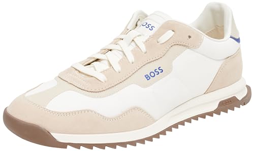 BOSS Herren Zayn_Lowp_nysd Low_Profile, Open White, 41 EU von BOSS