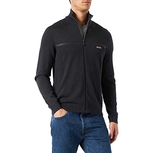 BOSS Herren Zowan Strickjacke, Dark Blue402, M von BOSS