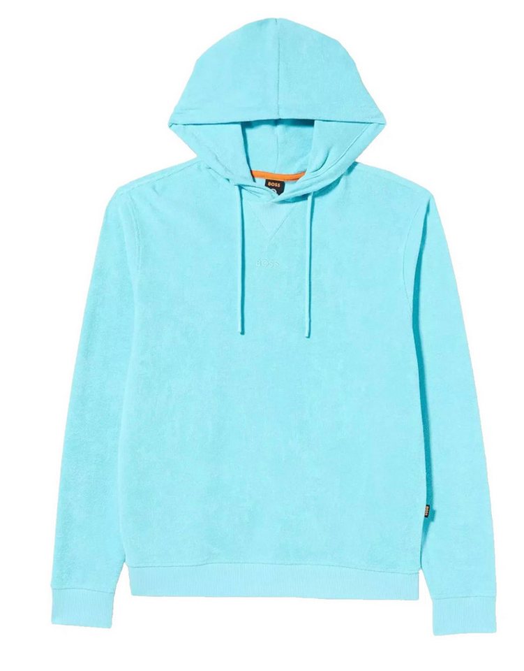 BOSS Hoodie Wetowel Pullover Sweatshirt Jumper Weicher French Terry im Inside-Out-Design von BOSS